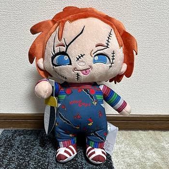 Amazon.co.jp: USJ限定チャッキーのぬいぐるみ（傷ありデザイン